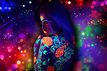 Neon Party, Schwarzlicht, LED & Knicklichter