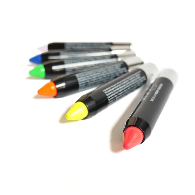 Neon UV Paint Sticks - 6 Farben Set