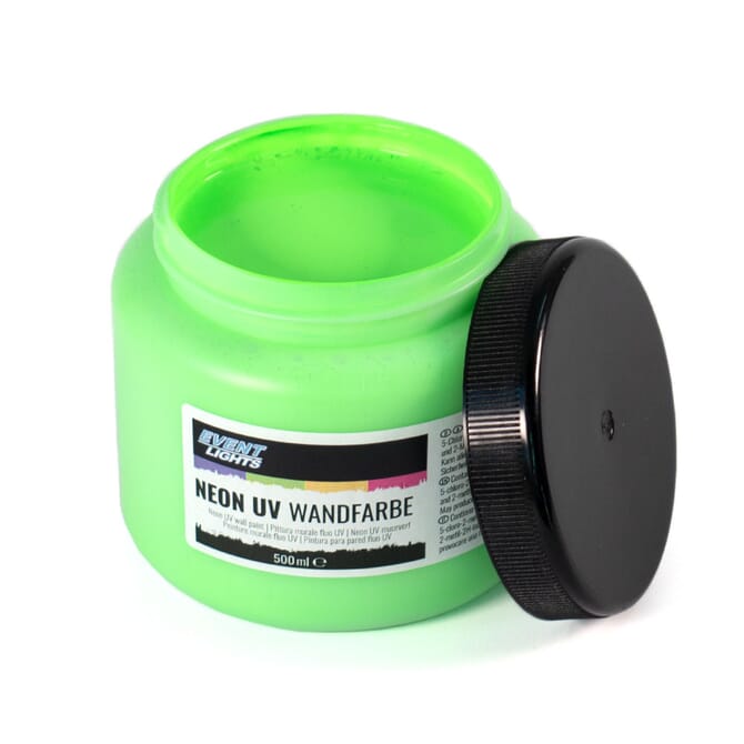 UV-aktive Neon-Wandfarbe 500 ml - grün
