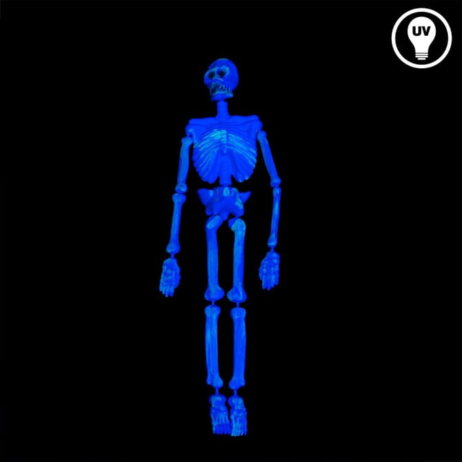 3D Skelett mit Glow Effekt - 92 cm – 3 Stk.