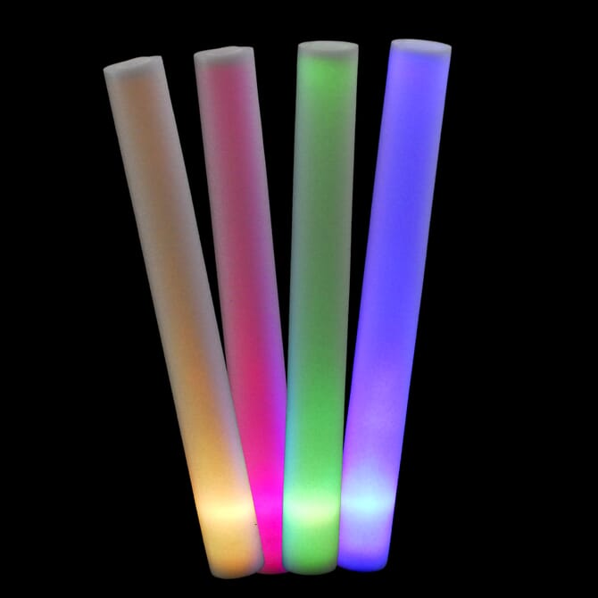 LED PomPom Stab multicolor - 40 cm