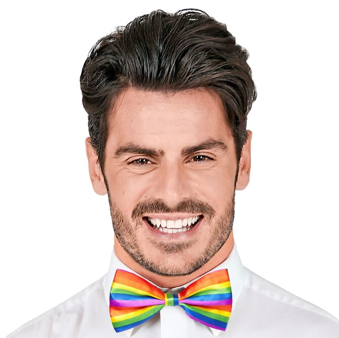 Rainbow Bow Tie