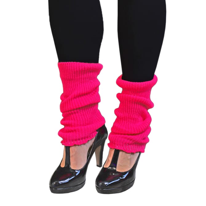 Neon beenwarmers roze